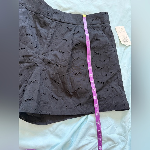NWT A New Day Black Eyelet Shorts in Size 10 - Picture 7 of 12